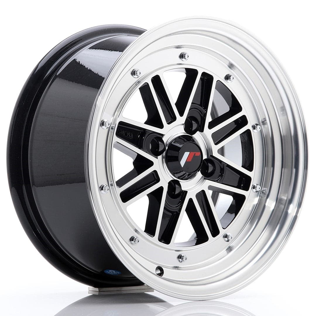 JR Wheels JR31 15x7.5 ET20 4x100 Gloss Black Machined Face - Wheelsup.sk