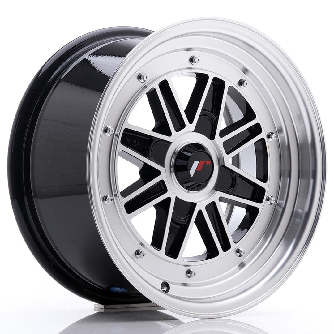 JR Wheels JR31 15x7.5 ET20 4H BLANK Gloss Black Machined Face - Wheelsup.sk
