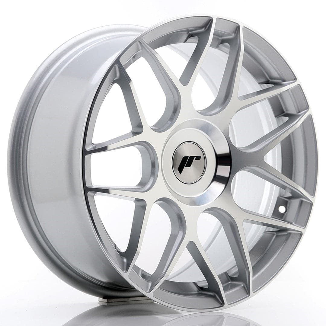 JR Wheels JR18 17x8 ET25-35 Blank Machined Silver - Wheelsup