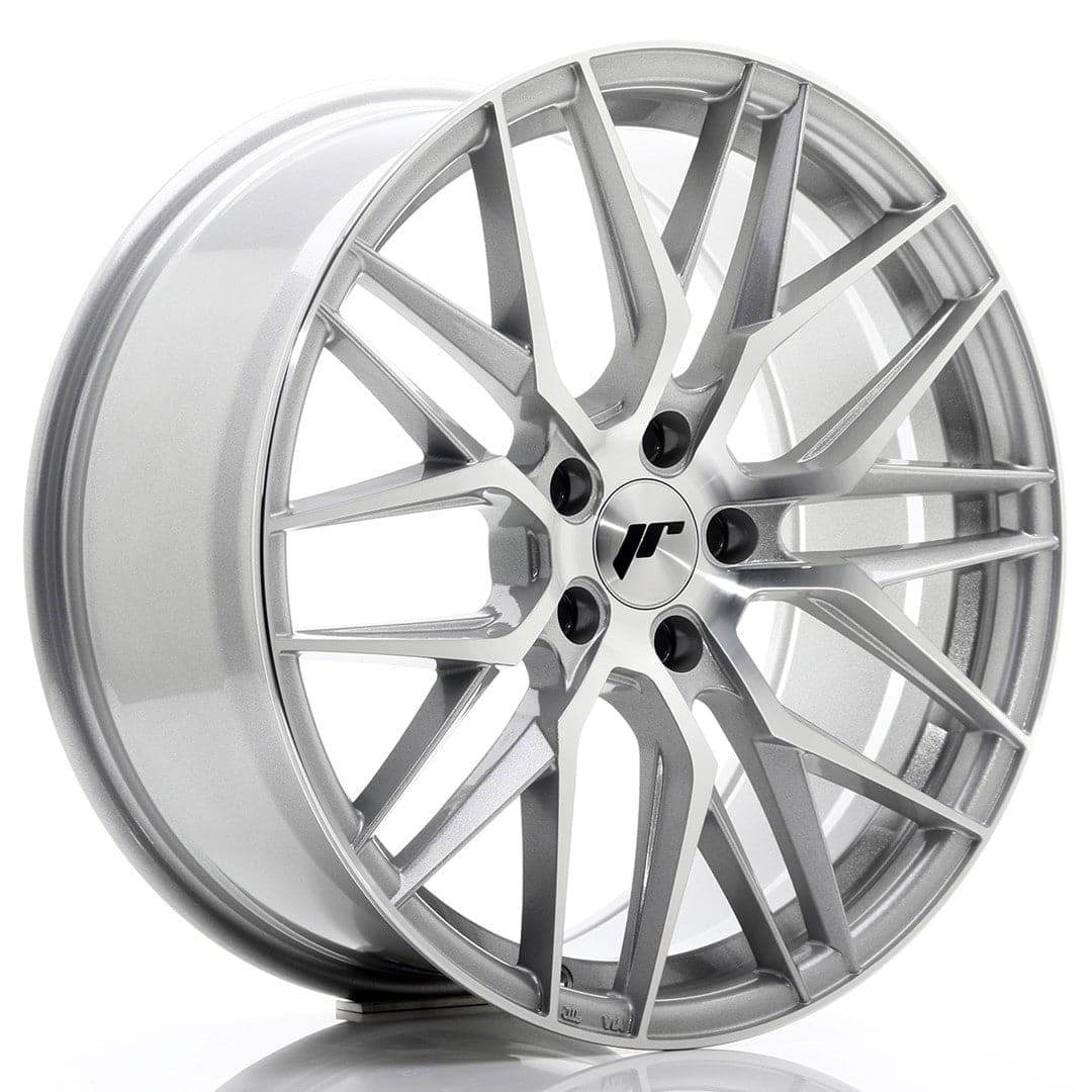 JR Wheels JR28 19x8,5 ET35 5x120 Silver Machined Face - Wheelsup