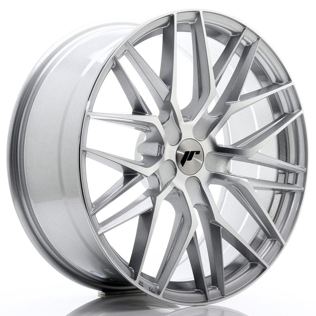 JR Wheels JR28 20x8,5 ET20-40 5H BLANK Silver Machined Face - Wheelsup