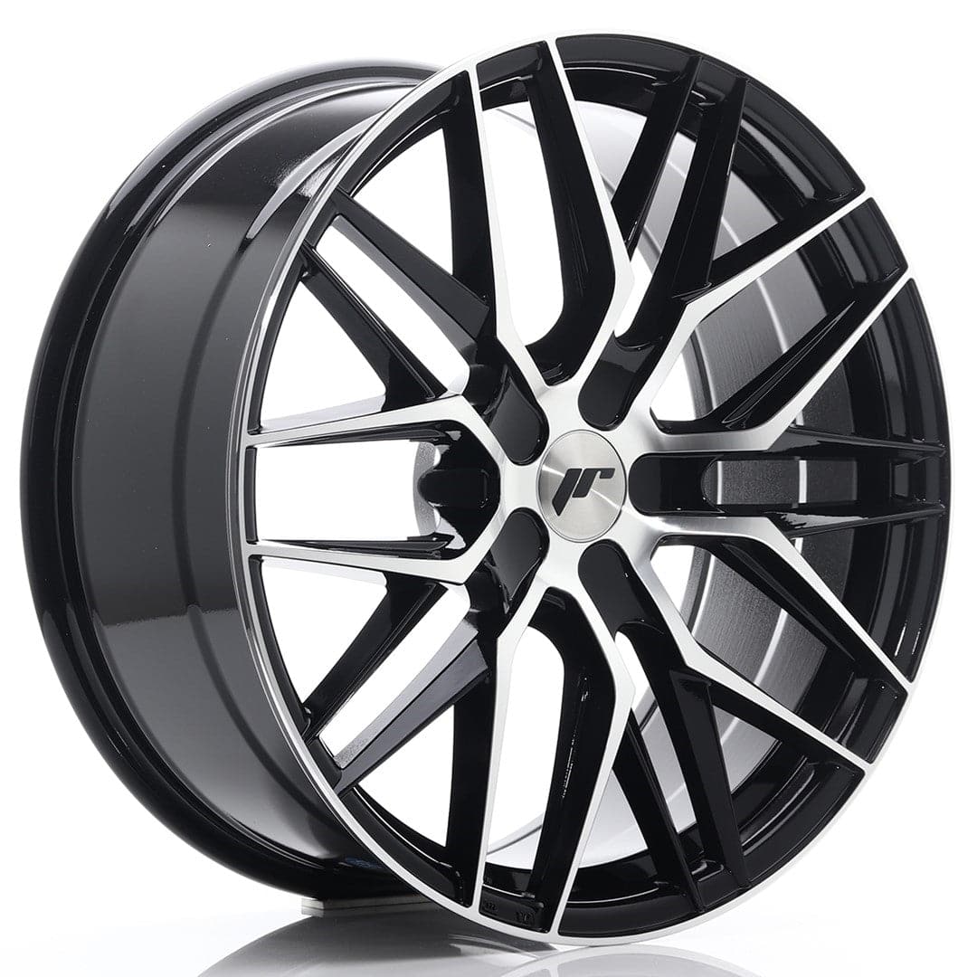 JR Wheels JR28 20x8,5 ET20-40 5H BLANK Gloss Black Machined Face - Wheelsup