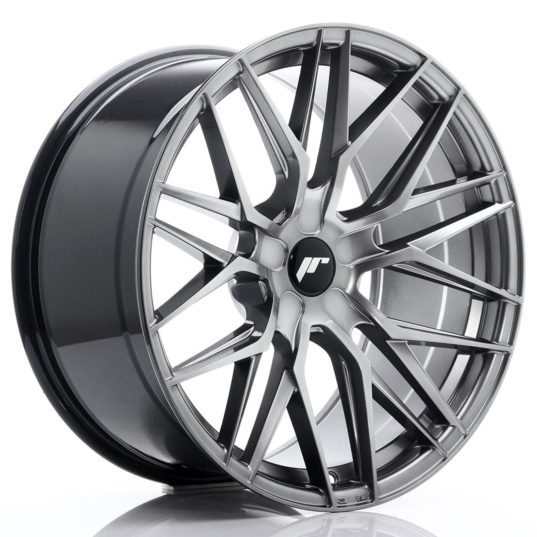 JR Wheels JR28 20x10 ET20-40 5H BLANK Hyper Black - Wheelsup