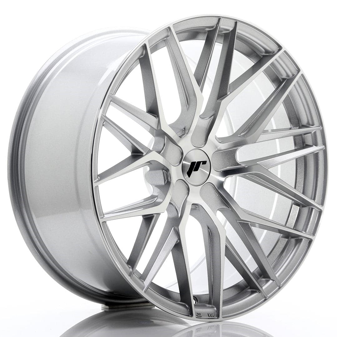 JR Wheels JR28 20x10 ET20-40 5H BLANK Silver Machined Face - Wheelsup