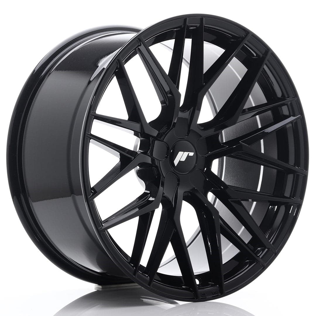 JR Wheels JR28 20x10 ET20-40 5H BLANK Gloss Black - Wheelsup