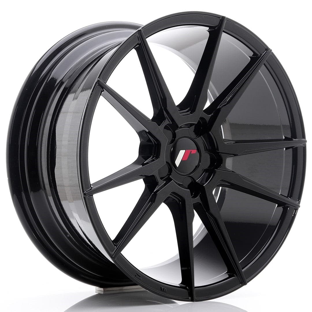 JR Wheels JR21 18x8,5 ET40 5H Blank Glossy Black - Wheelsup