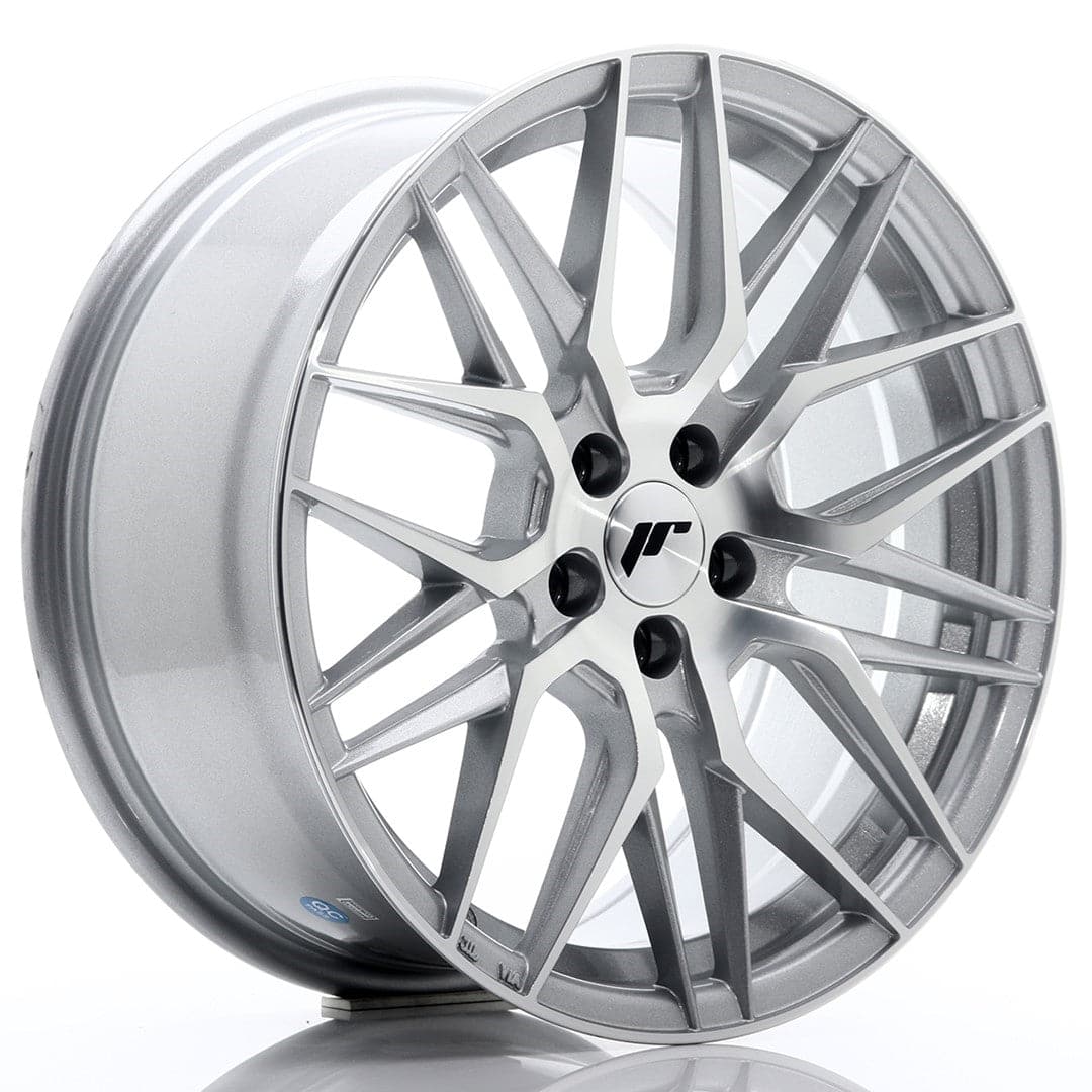 JR Wheels JR28 17x8 ET40 5x114,3 Silver Machined Face - Wheelsup