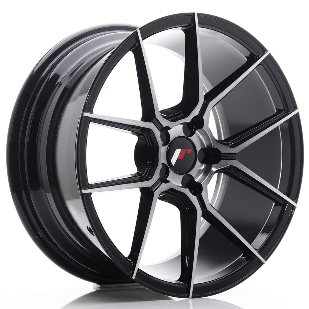 JR Wheels JR30 18x8,5 ET20-40 5H BLANK Black Brushed w/Tinted Face - Wheelsup.sk