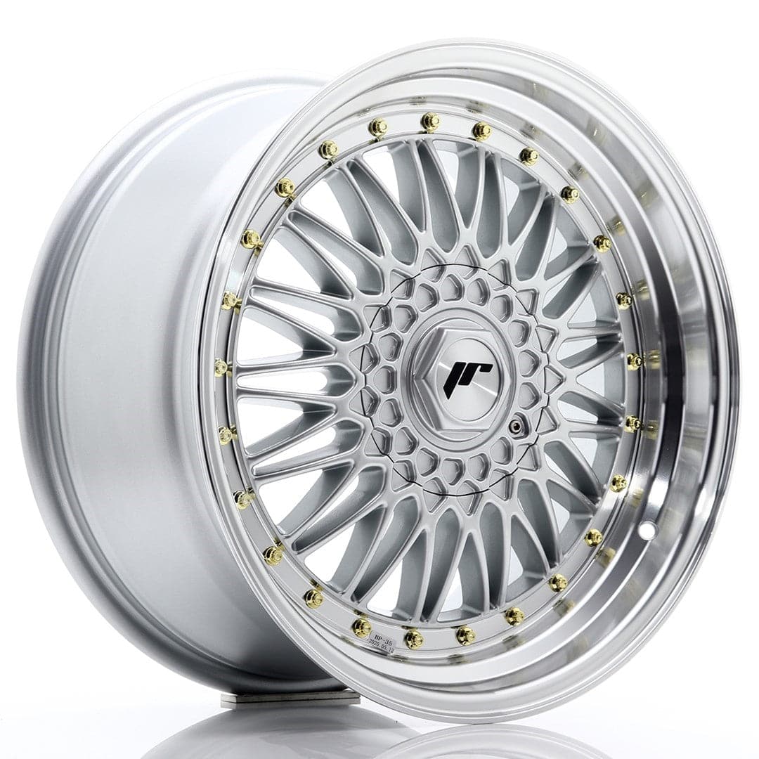 JR Wheels JR9 18x9 ET20-40 BLANK Silver w/Machined Lip - Wheelsup.sk