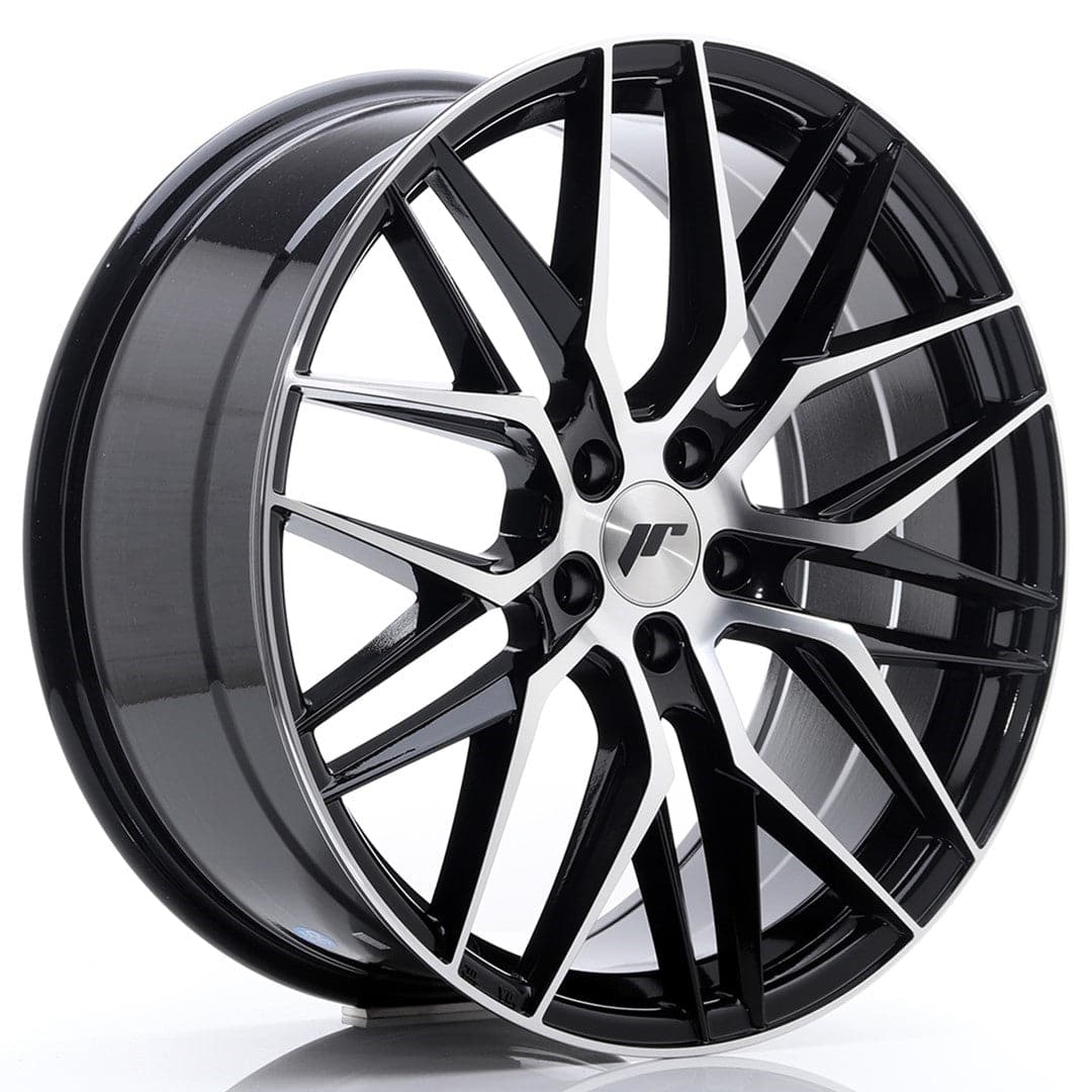 JR Wheels JR28 20x8,5 ET40 5x112 Gloss Black Machined Face - Wheelsup