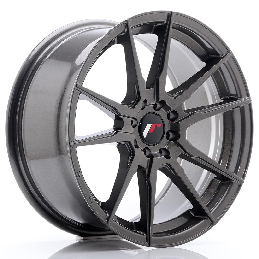JR Wheels JR21 17x8 ET25 4x100/108 Hyper Gray - Wheelsup
