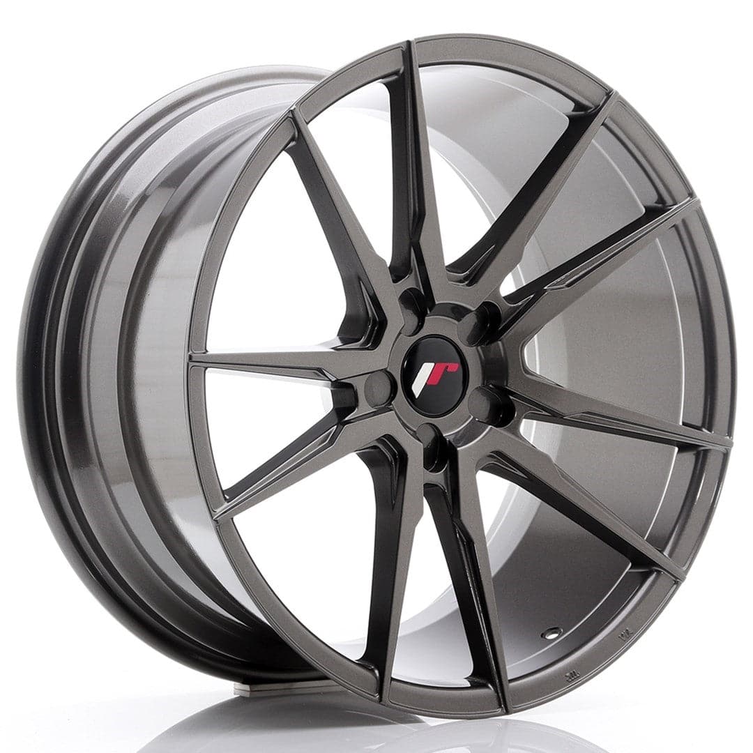 JR Wheels JR21 20x10 ET20-40 5H Blank Hyper Gray - Wheelsup