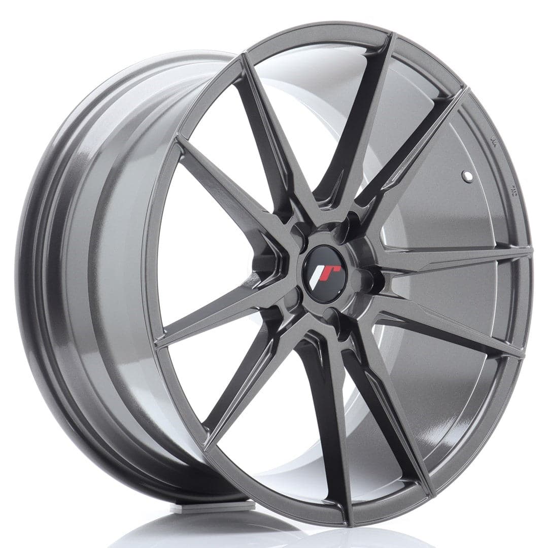JR Wheels JR21 21x10 ET15-48 5H Blank Hyper Gray - Wheelsup