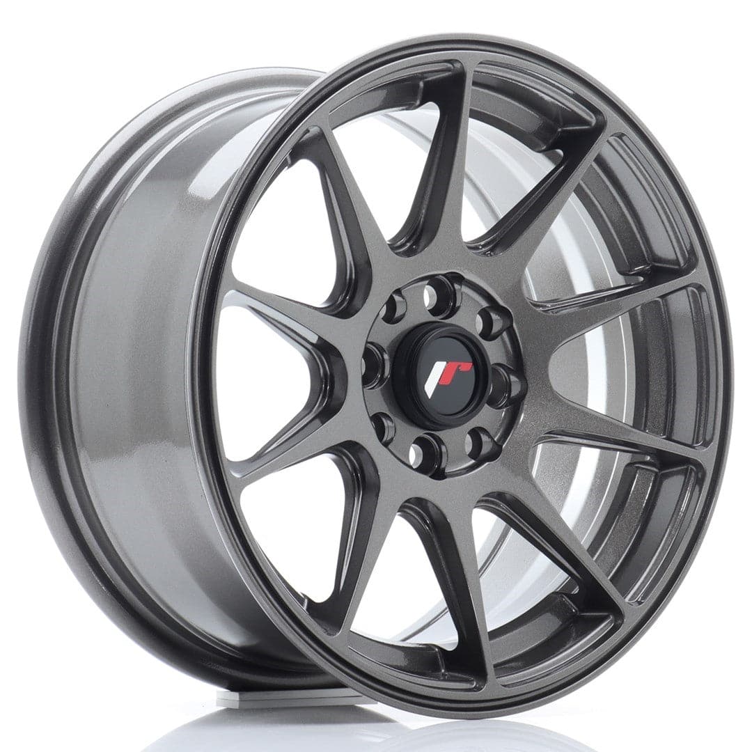 JR Wheels JR11 15x7 ET30 4x100/114 Hyper Gray - Wheelsup