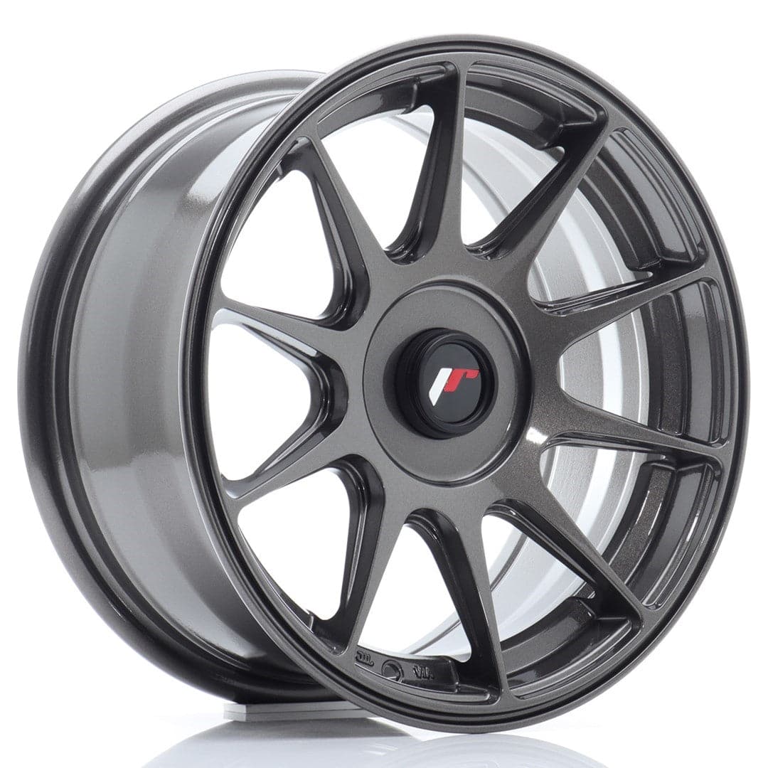JR Wheels JR11 15x7 ET30 Blank Hyper Gray - Wheelsup