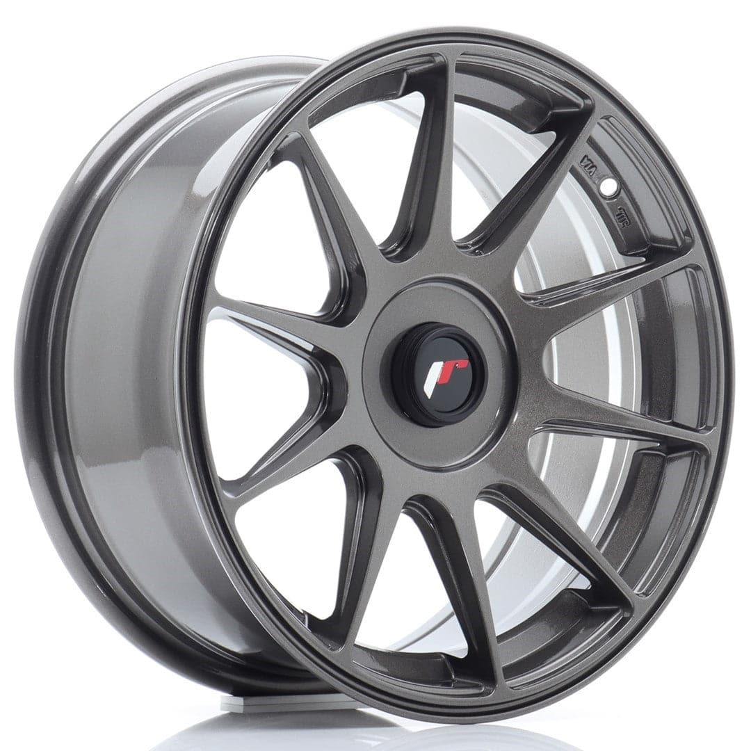 JR Wheels JR11 16x7 ET30 Blank Hyper Gray - Wheelsup