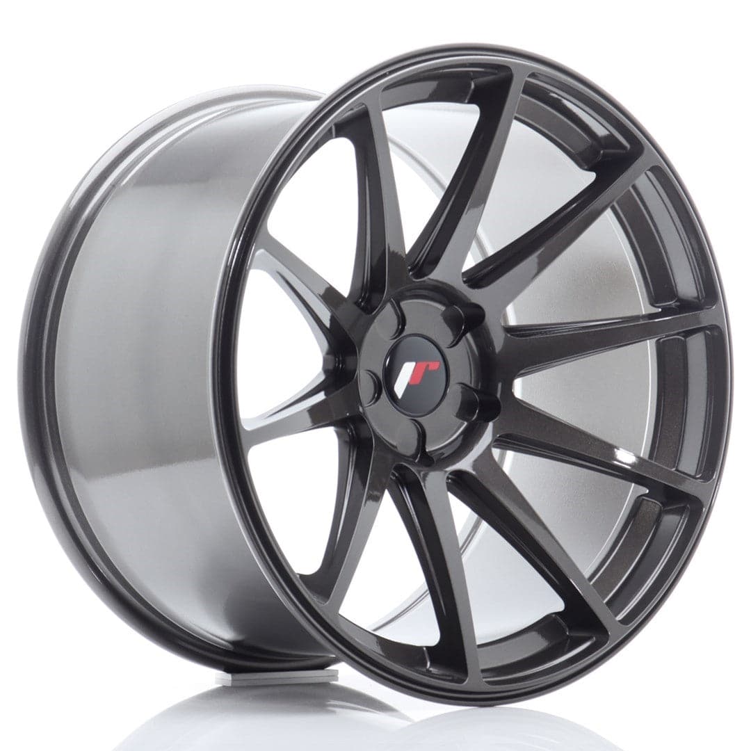 JR Wheels JR11 19x11 ET15-25 5H Blank Hyper Gray - Wheelsup