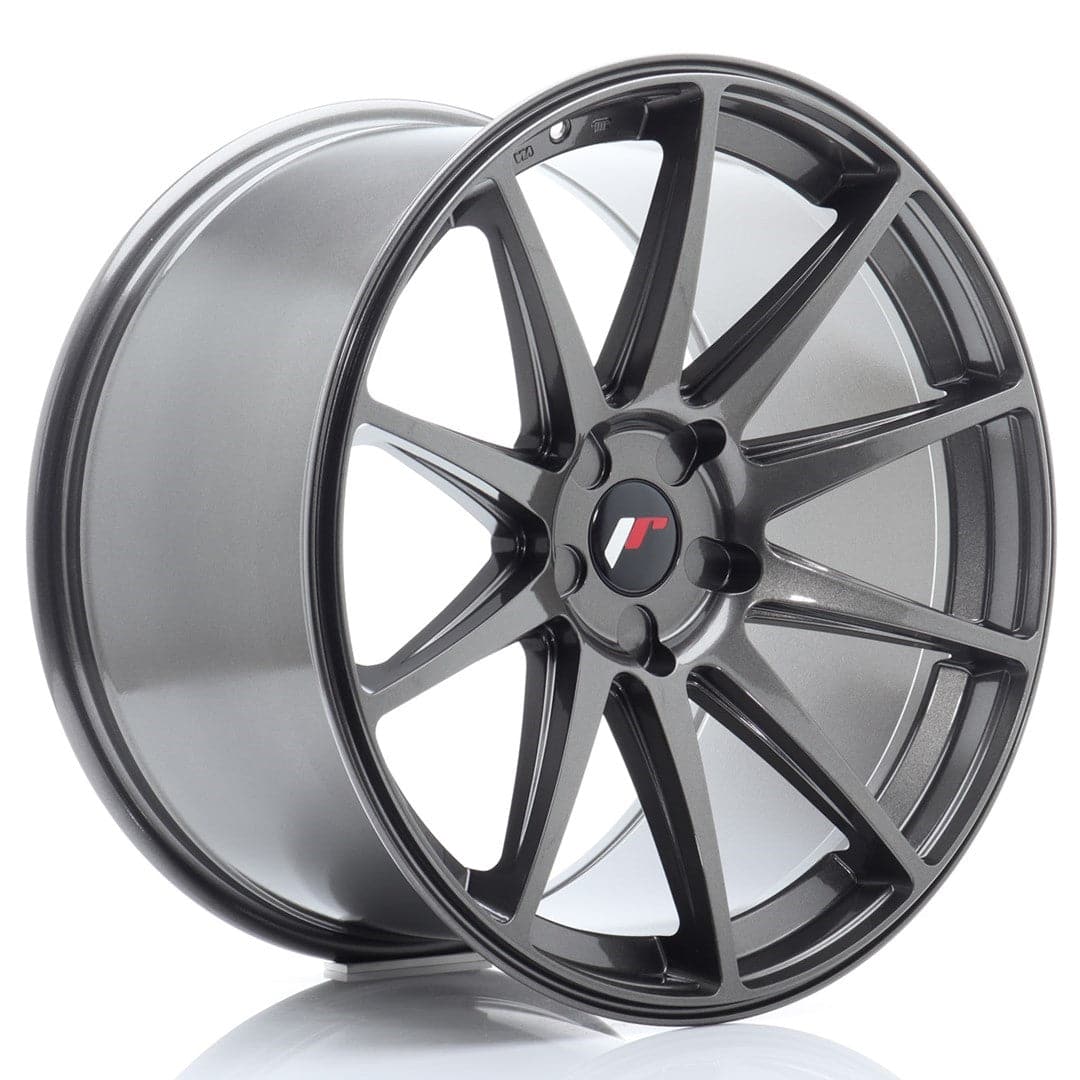 JR Wheels JR11 20x11 ET30-52 5H Blank Hyper Gray - Wheelsup