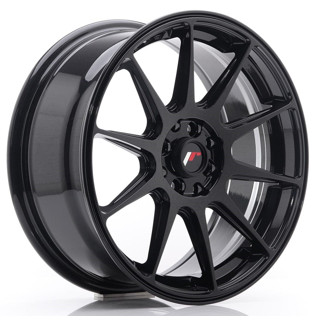 JR Wheels JR11 17x7,25 ET35 5x112/114,3 Glossy Black - Wheelsup