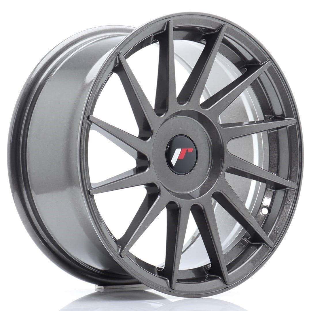 JR Wheels JR22 17x8 ET25-35 BLANK Hyper Gray - Wheelsup