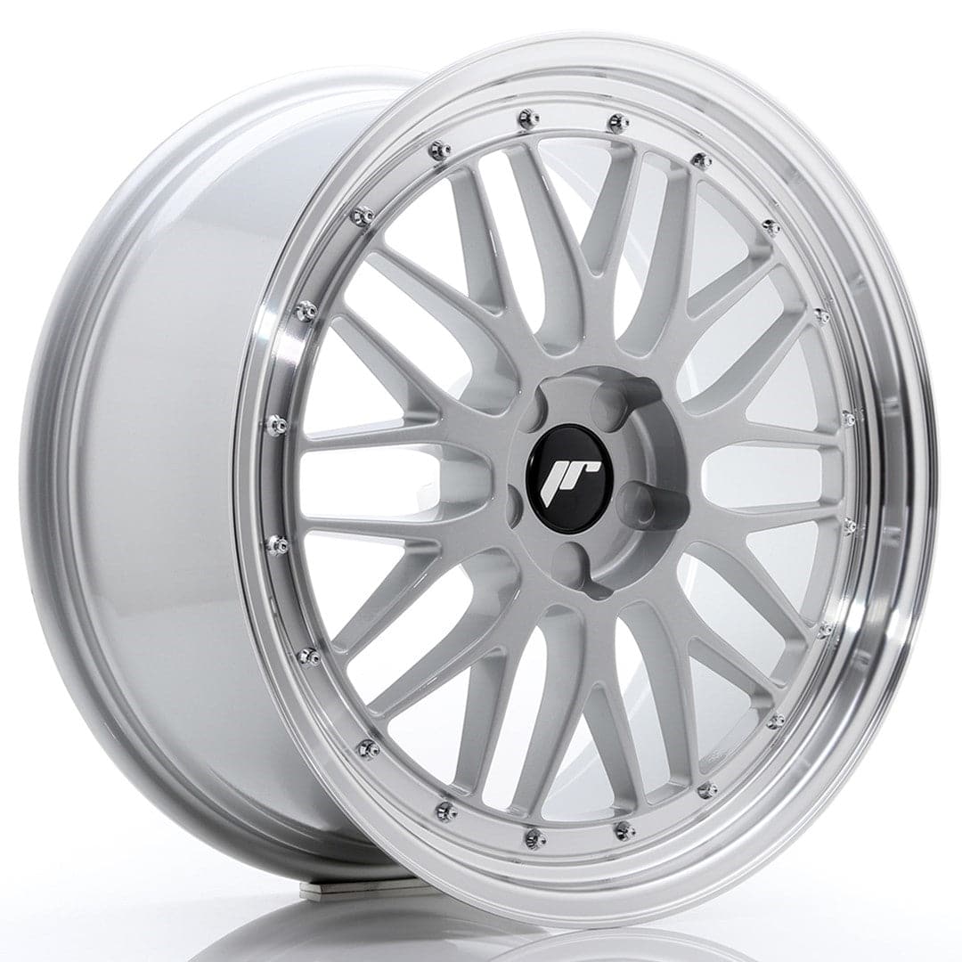 JR Wheels JR23 20x9 ET20-50 5H BLANK Hyper Silver w/Machined Lip - Wheelsup
