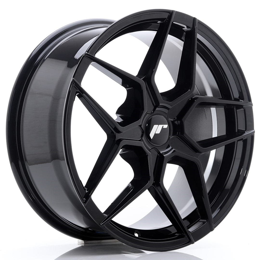 JR Wheels JR34 18x8 ET20-42 5H BLANK Glossy Black - Wheelsup.sk