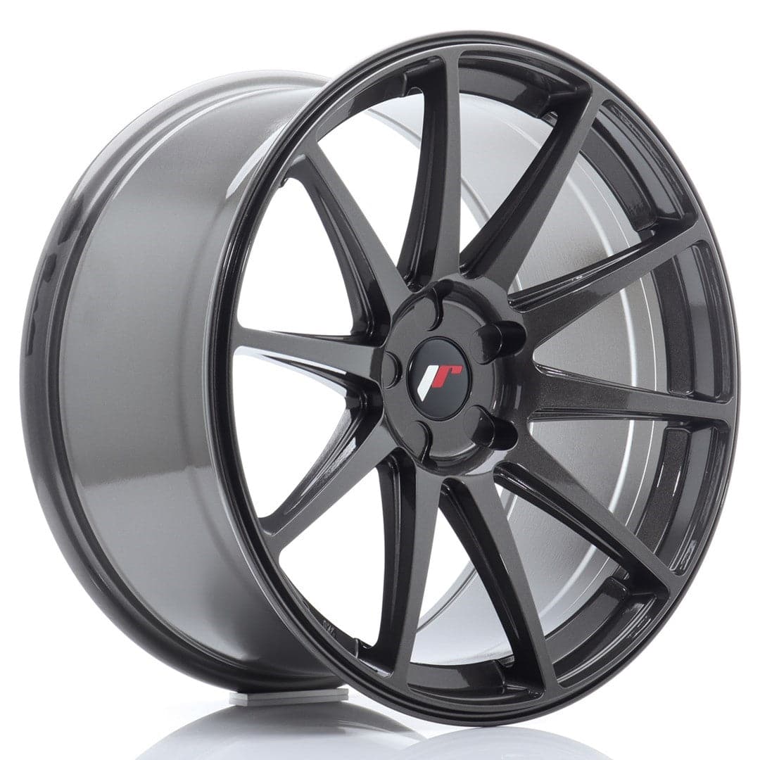 JR Wheels JR11 20x10 ET40 5H Blank Hyper Gray - Wheelsup
