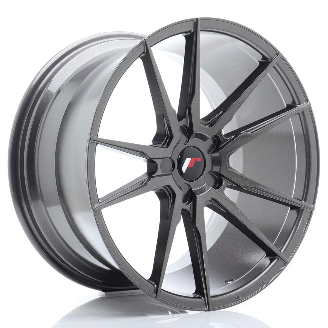 JR Wheels JR21 20x11 ET30-50 5H BLANK Hyper Gray - Wheelsup