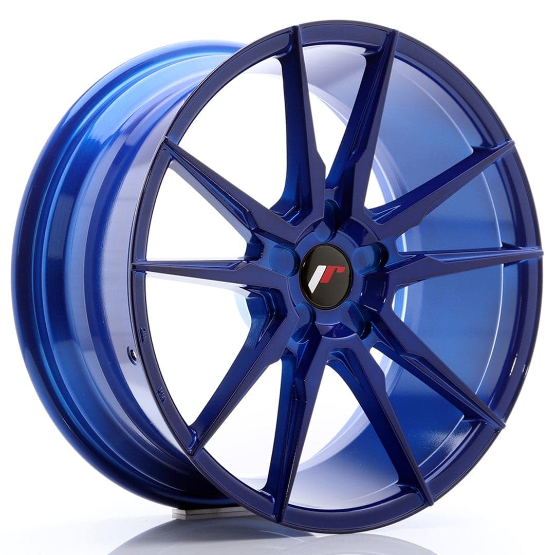 JR Wheels JR21 19x8,5 ET20-43 5H BLANK Platinum Blue - Wheelsup