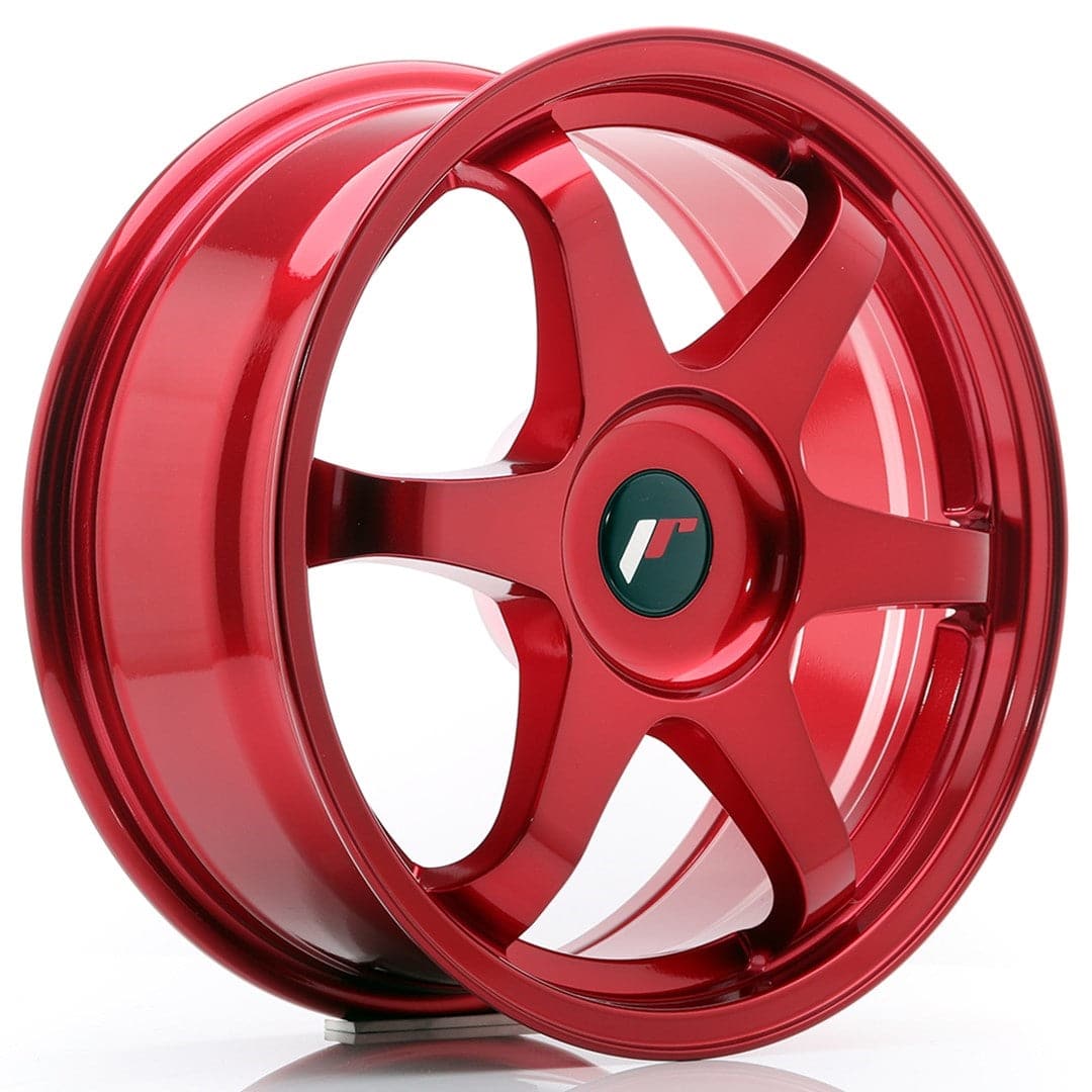 JR Wheels JR3 17x7 ET20-42 BLANK Platinum Red - Wheelsup