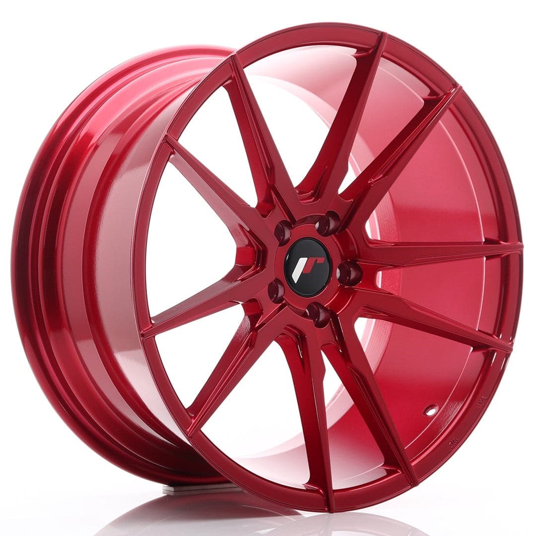 JR Wheels JR21 20x10 ET40 5x112 Platinum Red - Wheelsup