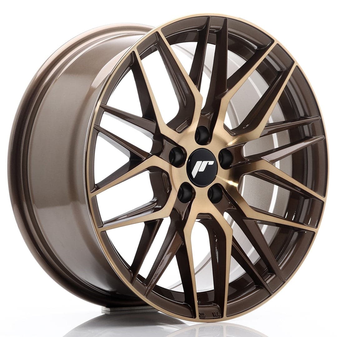 JR Wheels JR28 17x8 ET40 5x112 Platinum Bronze - Wheelsup