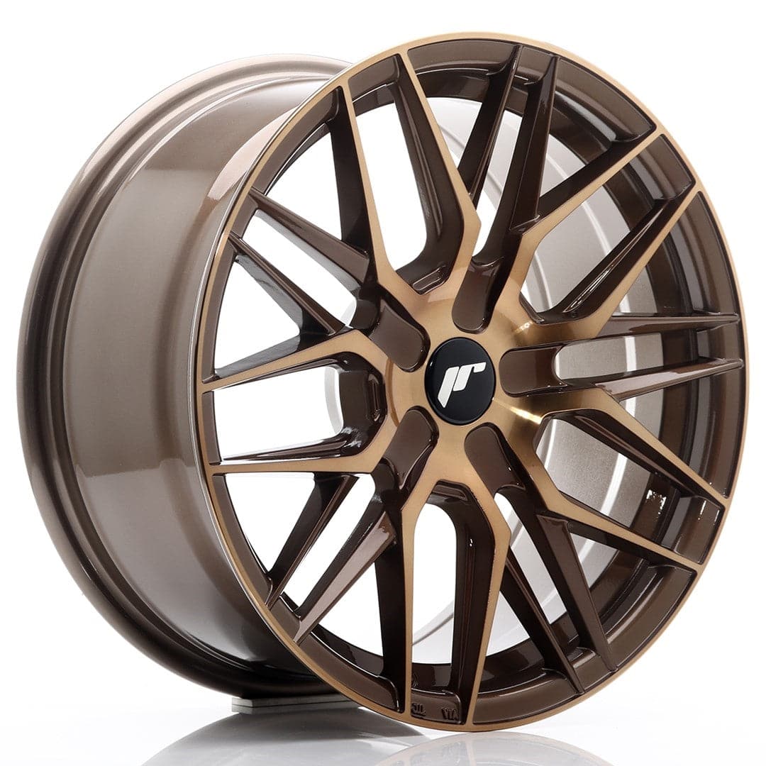 JR Wheels JR28 17x8 ET25-40 BLANK Platinum Bronze - Wheelsup