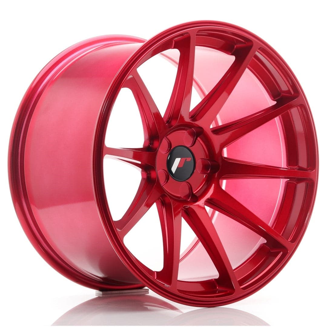 JR Wheels JR11 19x11 ET25 5H Blank Platinum Red - Wheelsup