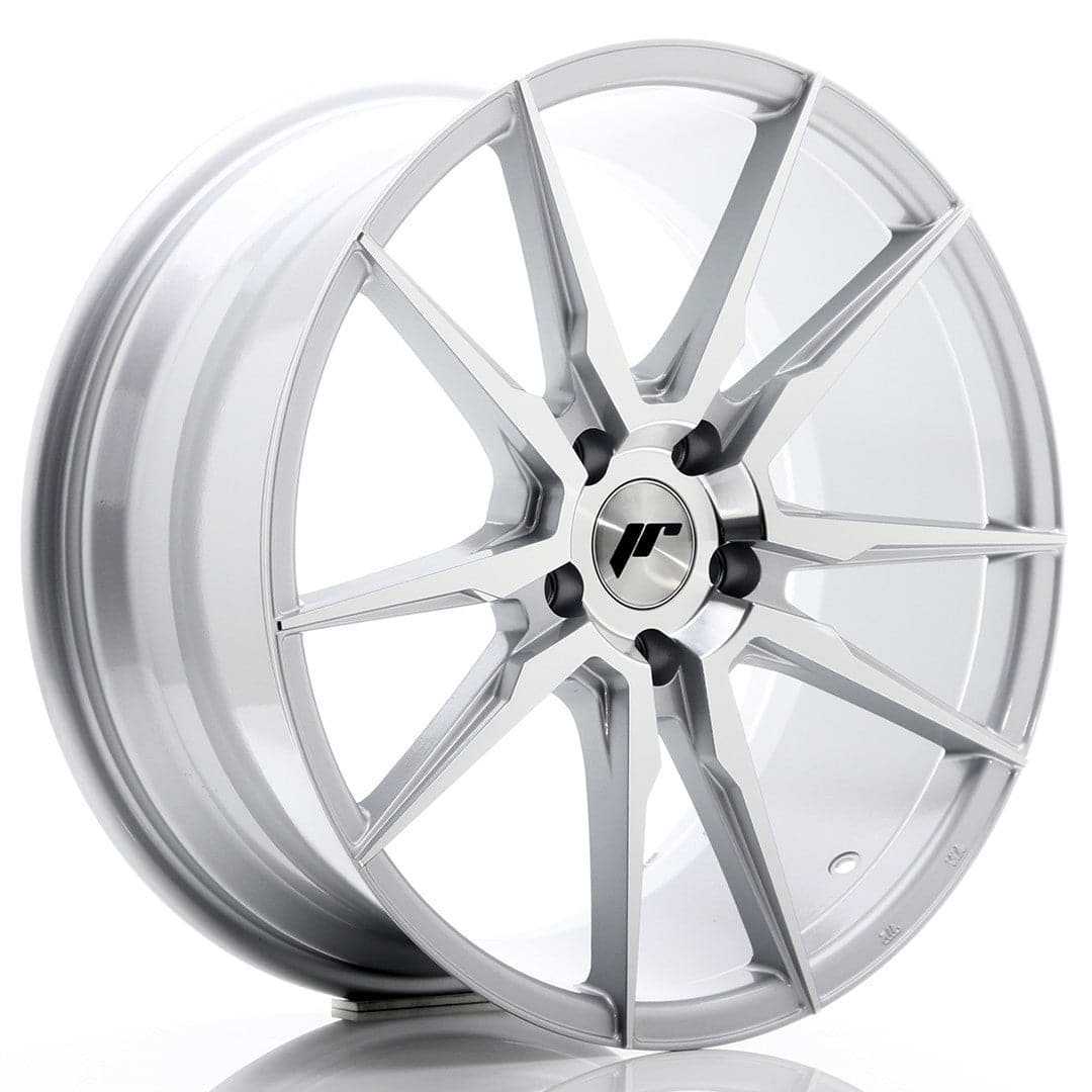 JR Wheels JR21 19x8,5 ET40 5x108 Silver Machined Face - Wheelsup