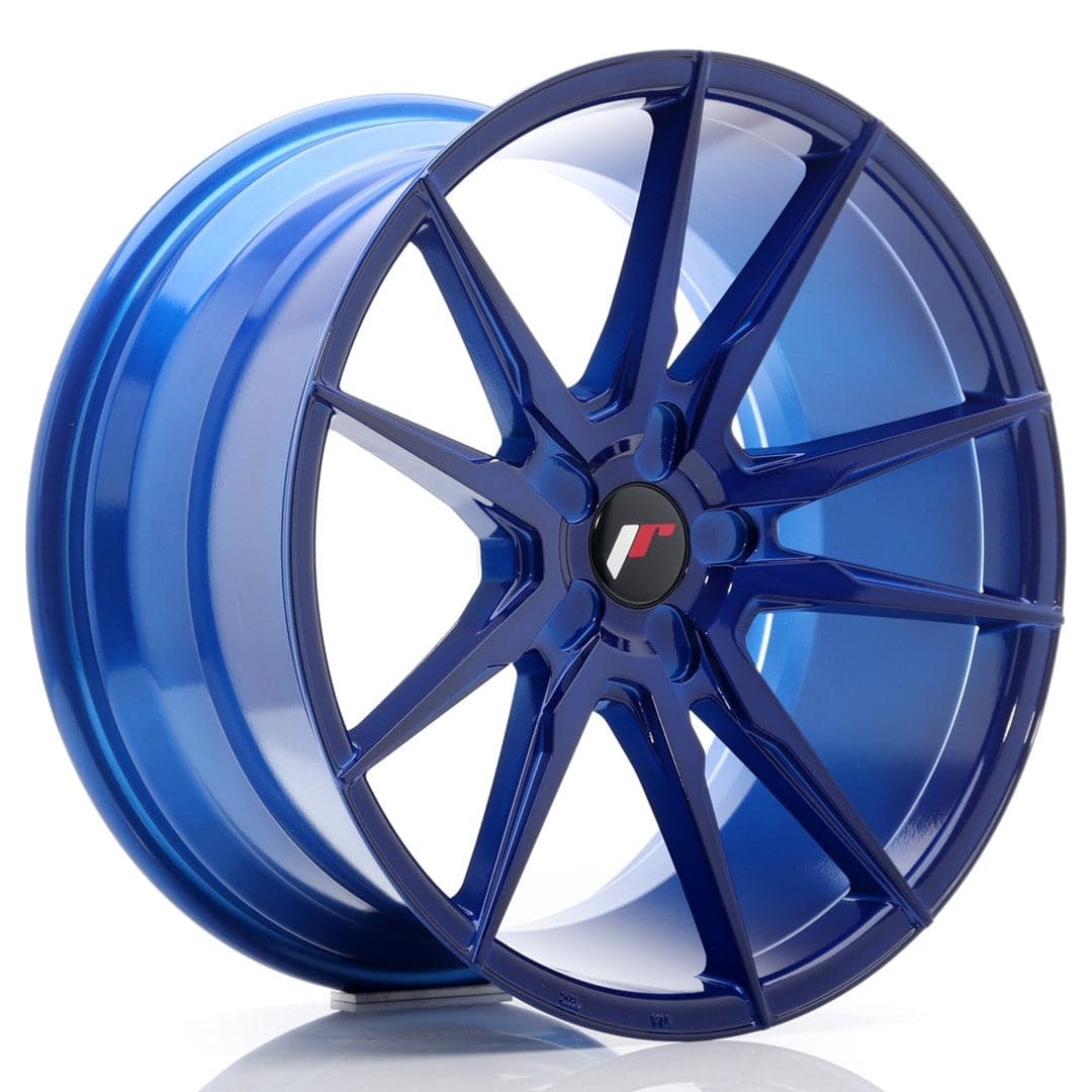 JR Wheels JR21 19x9,5 ET20-40 5H BLANK Platinum Blue - Wheelsup