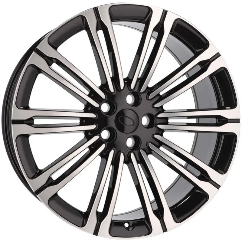 Alu kola pro Land Rover 3S1066 9.5x24 5x120 ET40 72.6 Black Polished | Wheelsup.cz