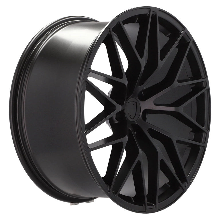 Alu kola pro Porsche 3S1067 11.5x22 5x130 ET61 71.6 Black Half Matt | Wheelsup.cz