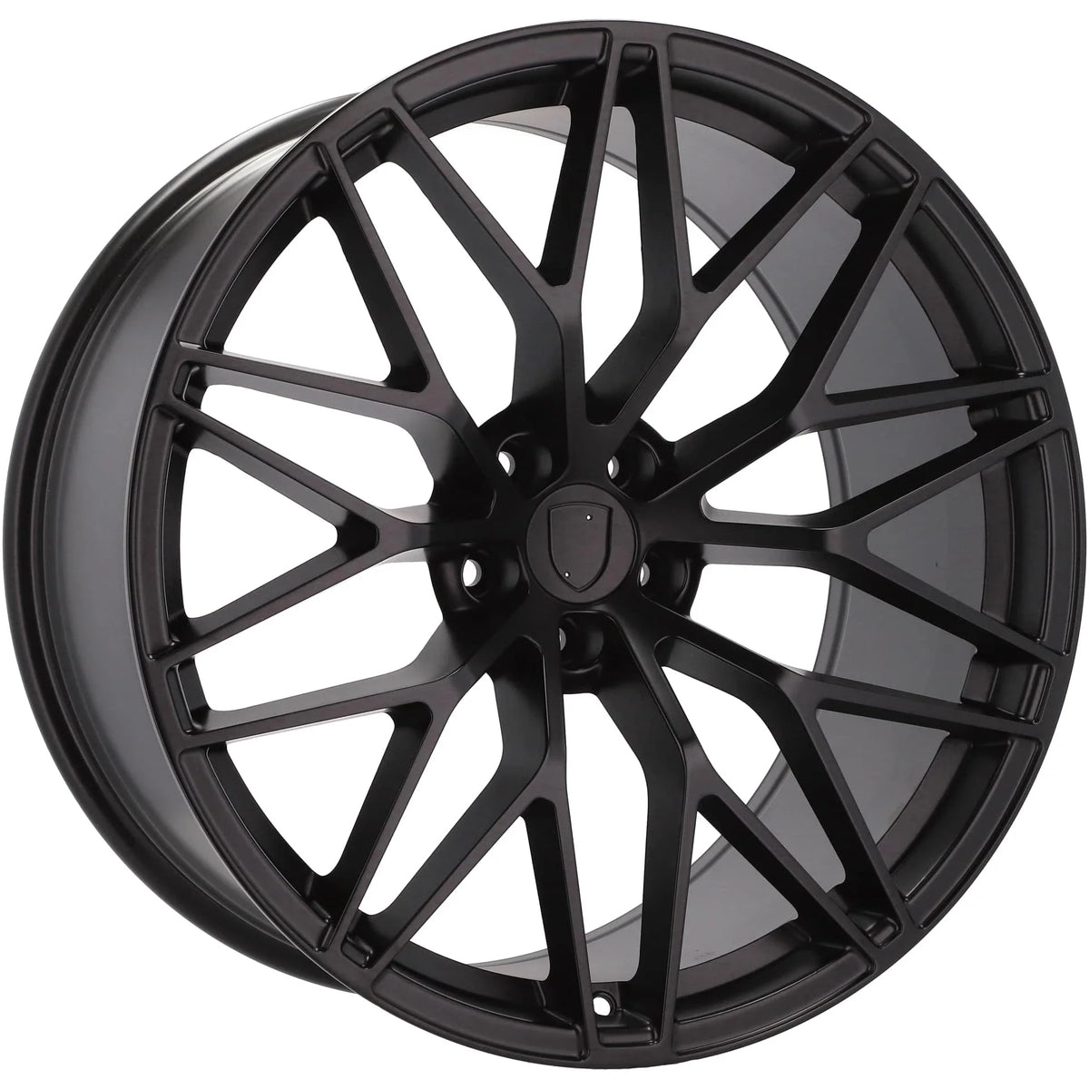 Alu kola pro Porsche 3S1067 9x20 5x112 ET26 66.6 Black Half Matt | Wheelsup.cz