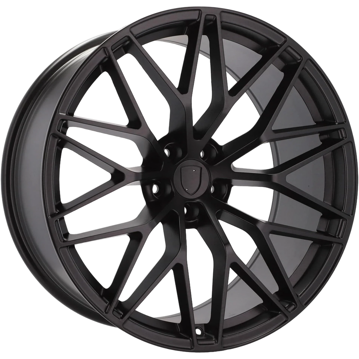 Alu kola pro Porsche 3S1067 9x20 5x130 ET50 71.6 Black Half Matt | Wheelsup.cz