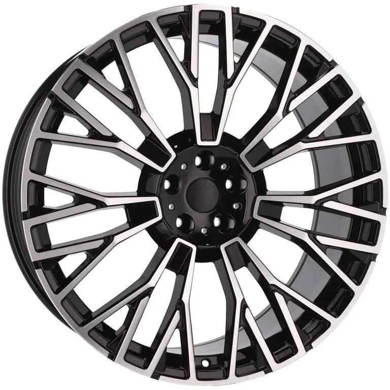Alu kola pro BMW 3S1111 10.5x22 5x112 ET43 66.6 Black Polished | Wheelsup.cz