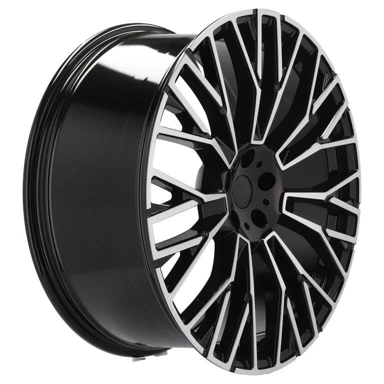 Alu kola pro BMW 3S1111 10.5x22 5x112 ET43 66.6 Black Polished | Wheelsup.cz