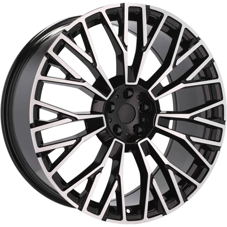 Alu kola pro BMW 3S1111 10.5x22 5x112 ET43 66.6 Black Polished | Wheelsup.cz