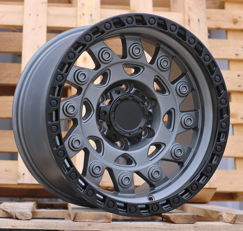 Alu disky pre Offroad / SUV / 4x4 H974D 9x17 6x139.7 110.1 Sivá
