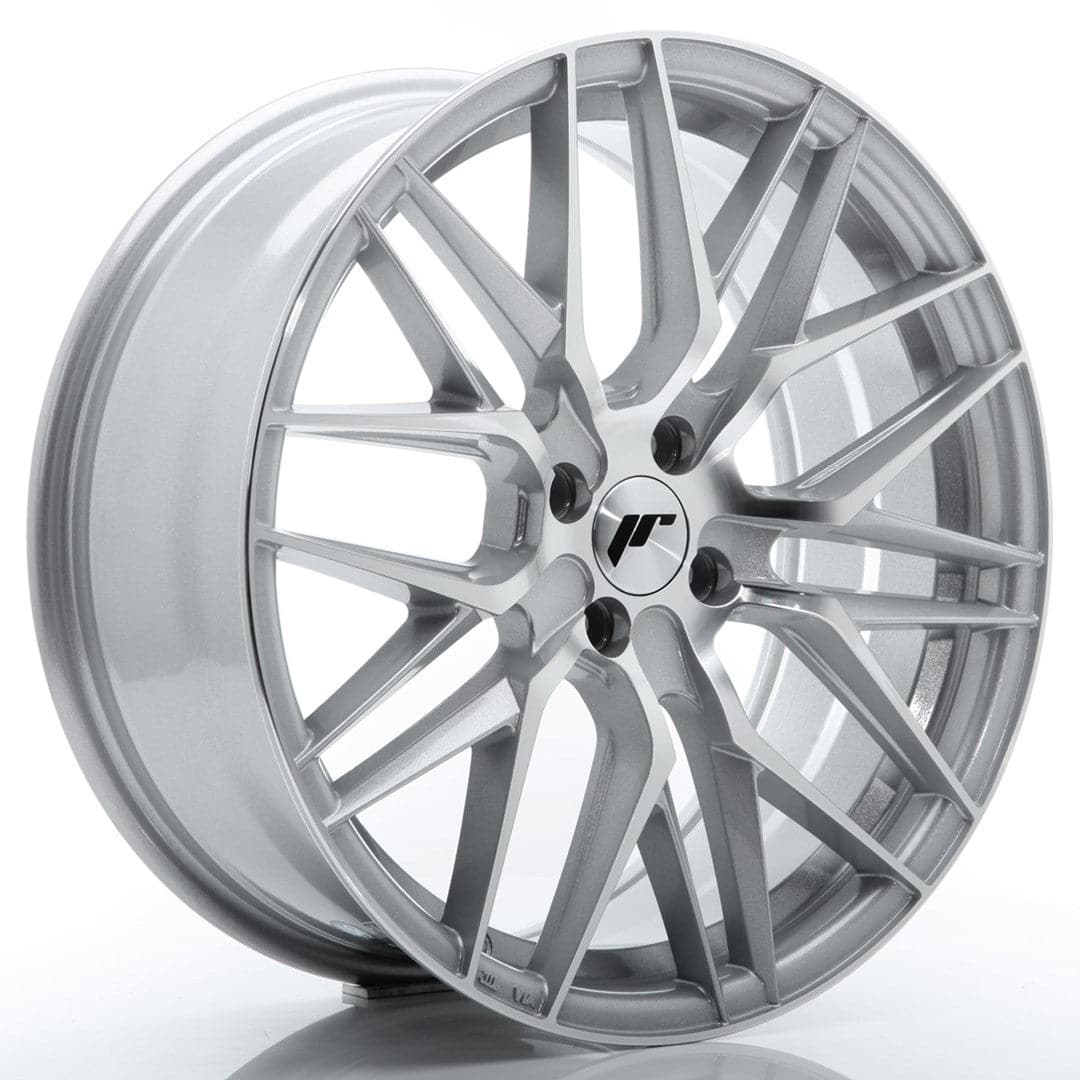 JR Wheels JR28 18x7,5 ET40 4x100 Silver Machined Face - Wheelsup
