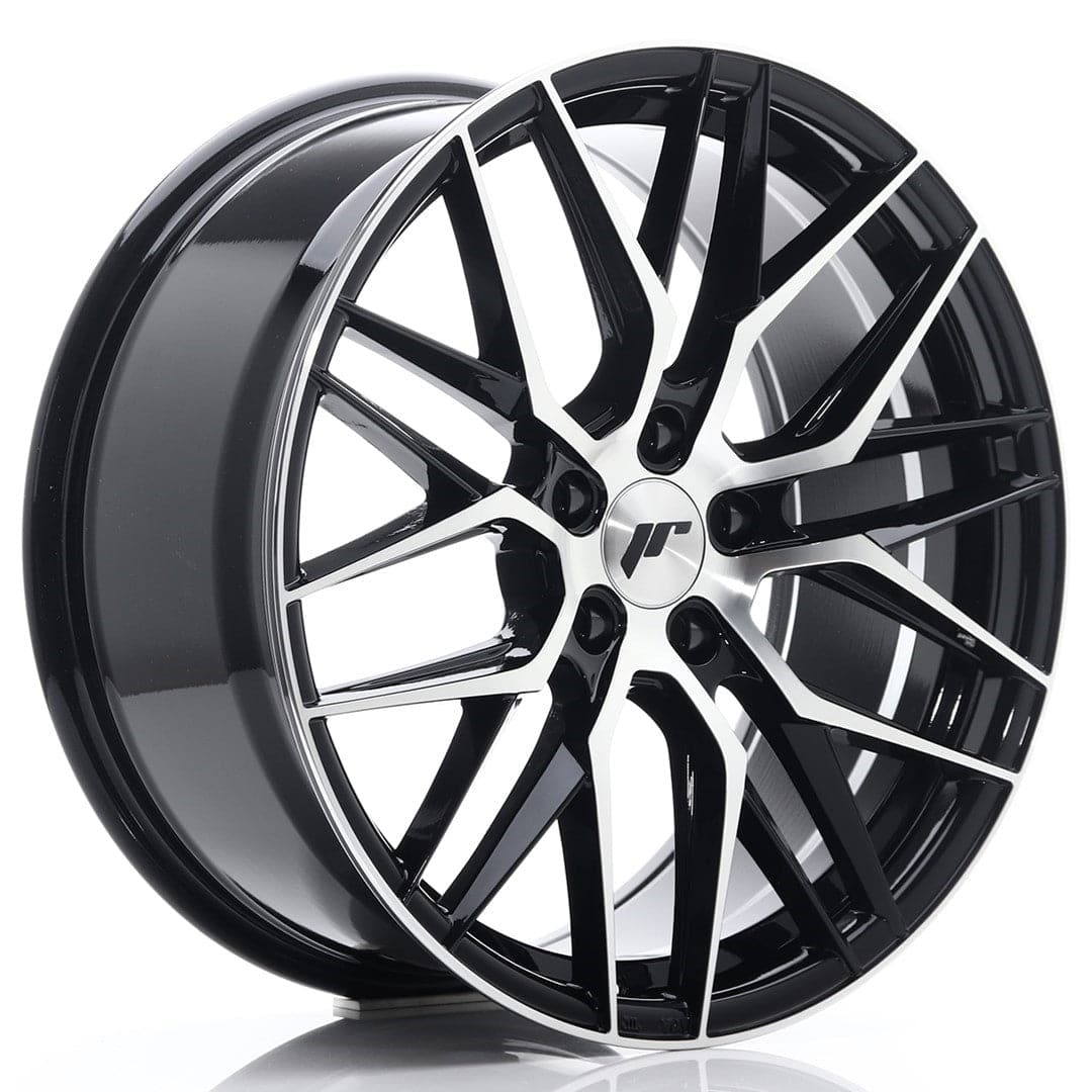 JR Wheels JR28 19x8,5 ET35 5x120 Gloss Black Machined Face - Wheelsup