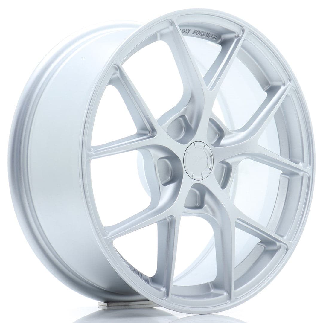 JR Wheels SL01 17x7 ET20-40 5H BLANK Matt Silver - Wheelsup.sk