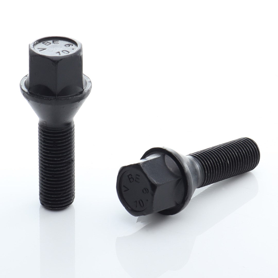 Kuželové šrouby HEX17 27 mm Black – sada 20 ks