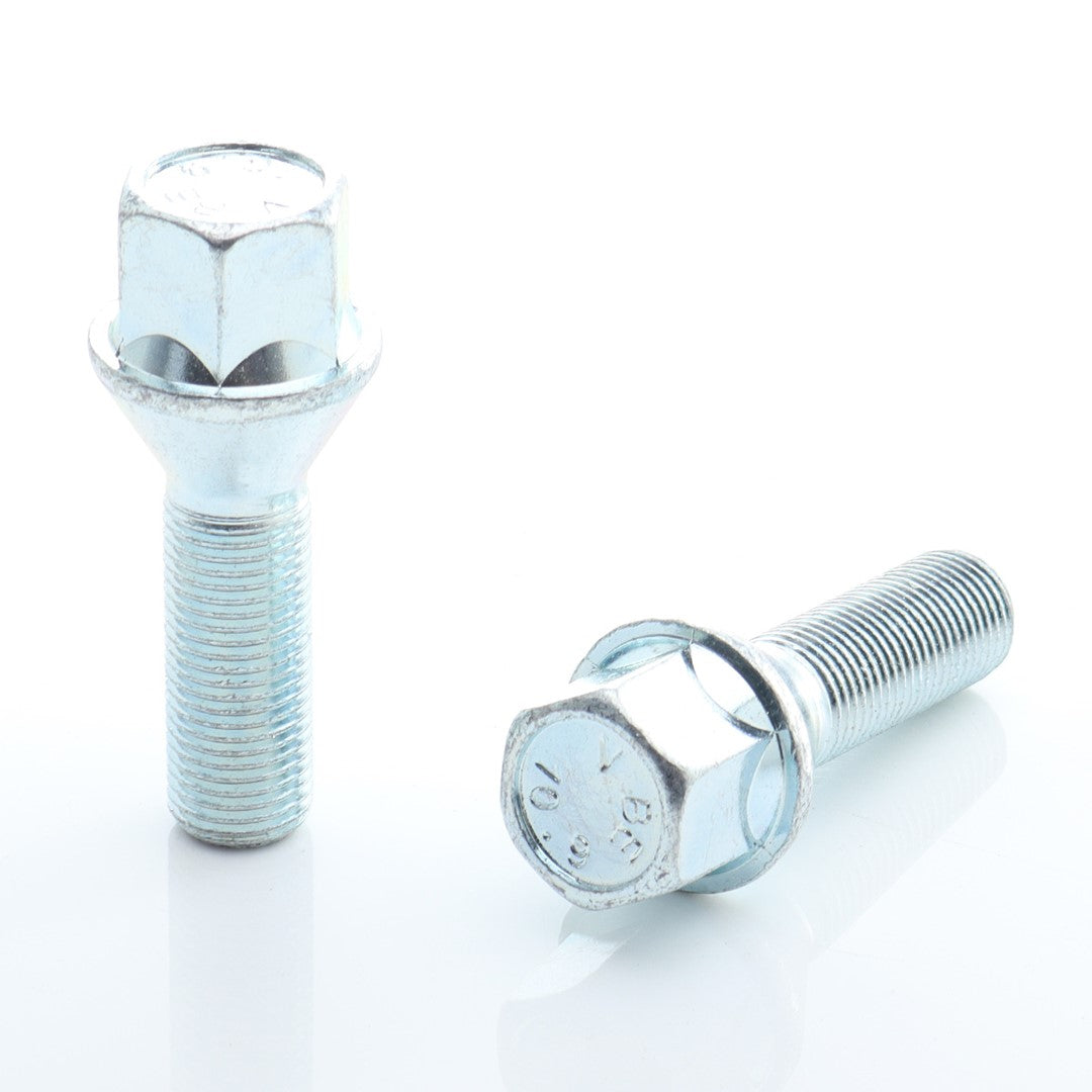 Kuželové šrouby HEX17 38 mm Silver – sada 10 ks