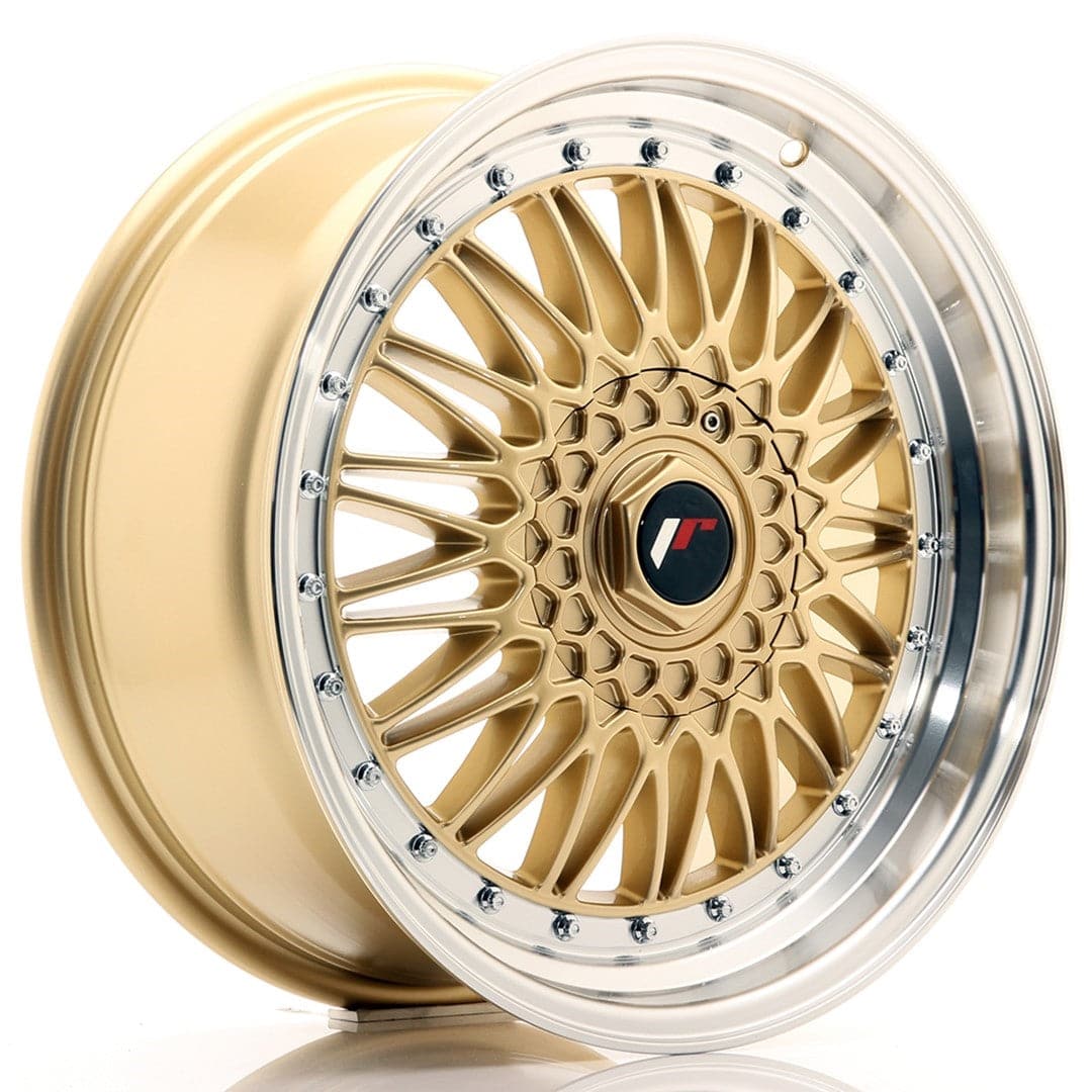JR Wheels JR9 18x8 ET40 5x112/120 Gold w/Machined Lip - Wheelsup.sk